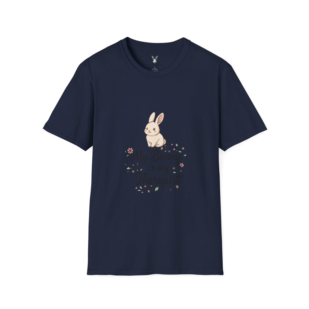 Bunny Therapist T-Shirt — “My Bunny is My Therapist” Cute Rabbit Graphic Tee