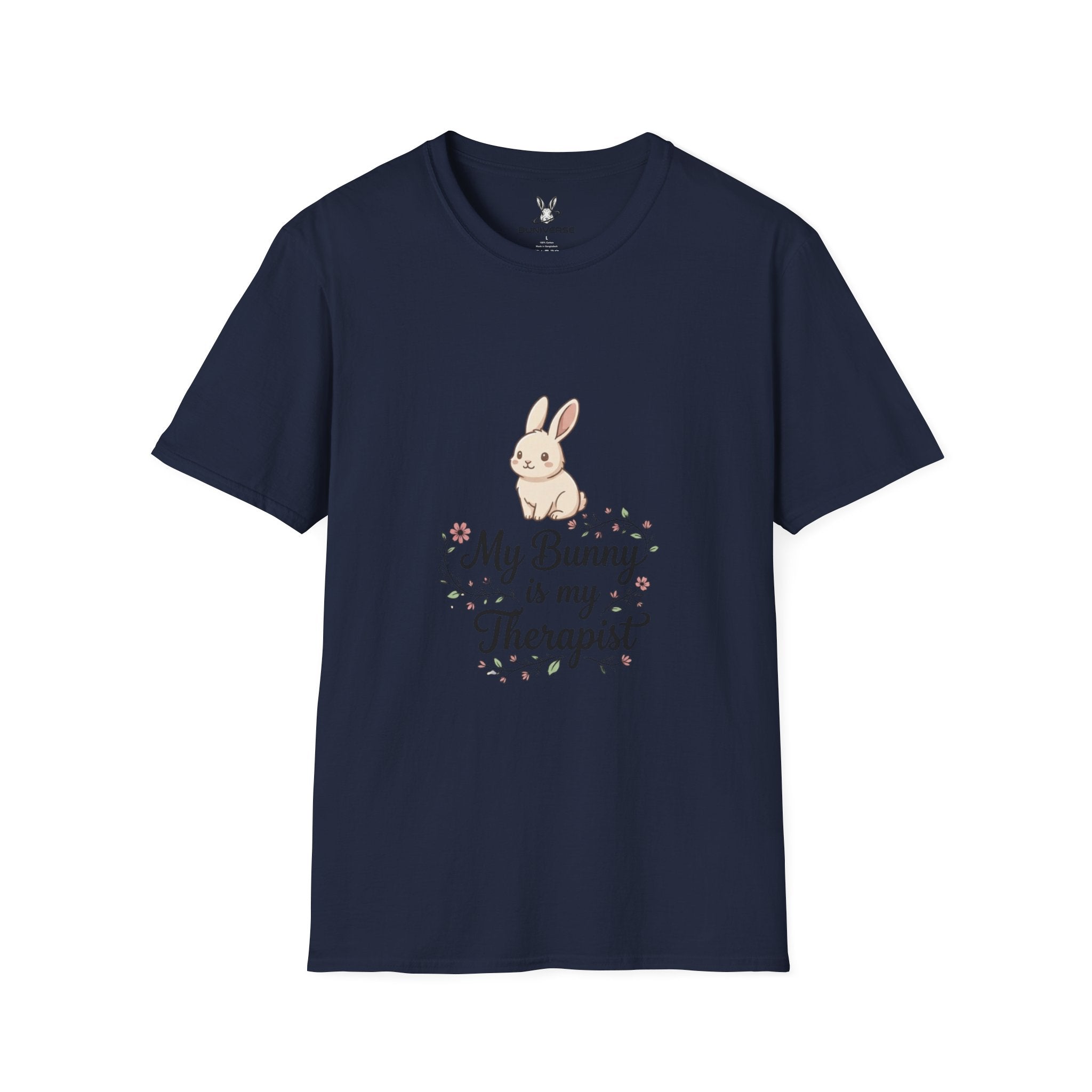 Bunny Therapist T-Shirt — “My Bunny is My Therapist” Cute Rabbit Graphic Tee
