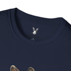 Rabbit Illustration T-Shirt — "Rest Mode Activated" Cute Bunny Graphic Tee
