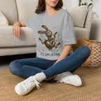 Cute Sleepy Bunny T-Shirt — "It's 3AM, He's Fine" Graphic Tee