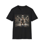 Weightlifting Bunny T‑Shirt — Cute Buff Rabbit Gym Shirt