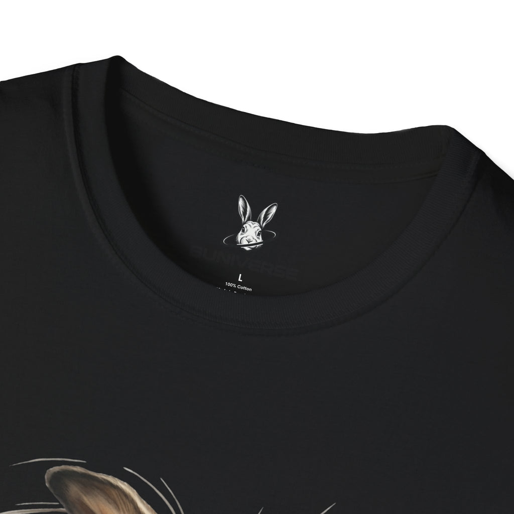 Cute Sleepy Bunny T-Shirt — "It's 3AM, He's Fine" Graphic Tee