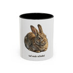Coffee Mug - "Loaf Mode: Activated" Cute Bunny Accent Ceramic Mug (11/15oz)