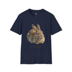 Rabbit Illustration T-Shirt — "Rest Mode Activated" Cute Bunny Graphic Tee