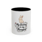 My Bunny Is My Therapist Coffee Mug – Cute Rabbit Gift for Animal Lovers