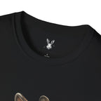 Rabbit Illustration T-Shirt — "Rest Mode Activated" Cute Bunny Graphic Tee