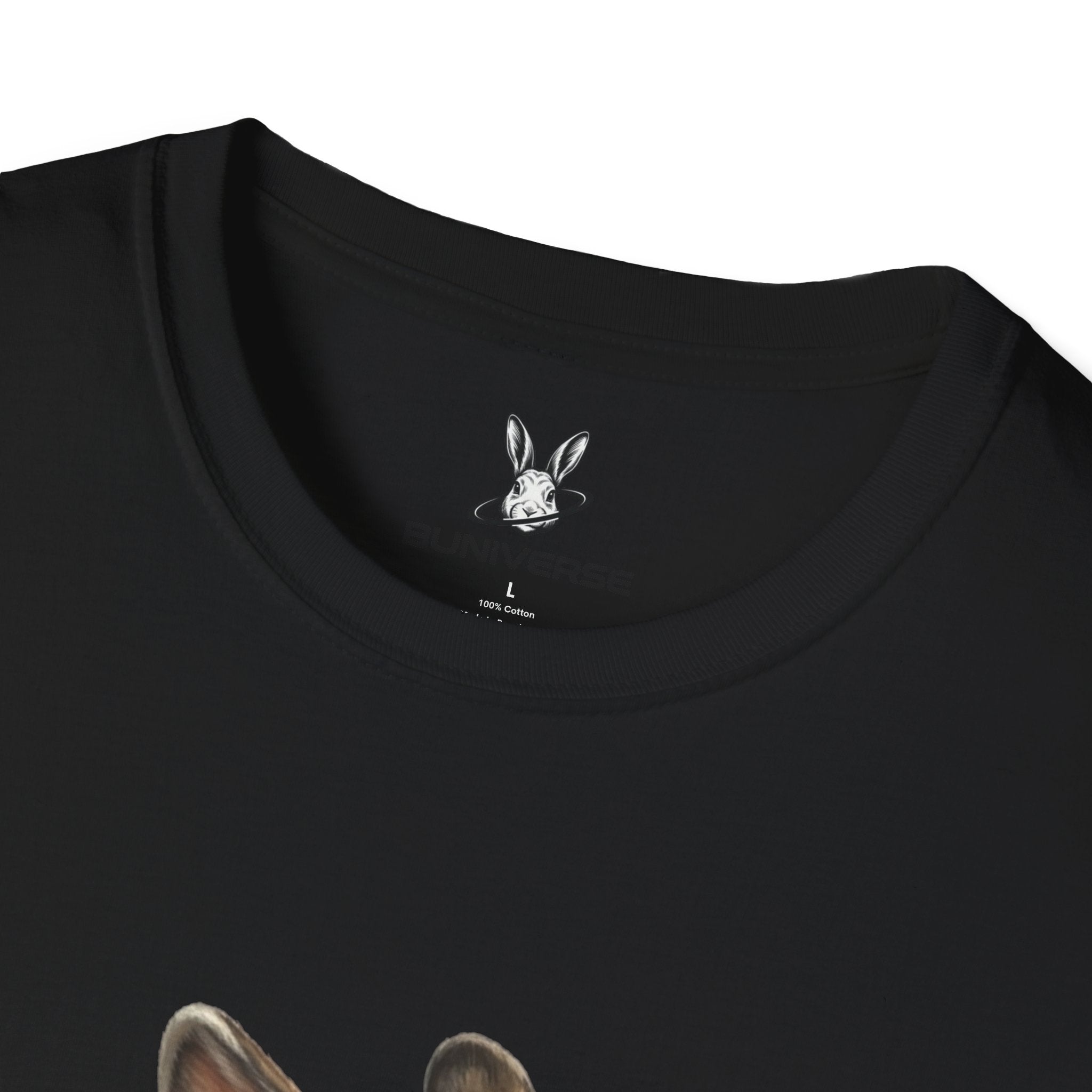 Rabbit Illustration T-Shirt — "Rest Mode Activated" Cute Bunny Graphic Tee