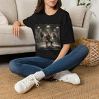 Weightlifting Bunny T‑Shirt — Cute Buff Rabbit Gym Shirt