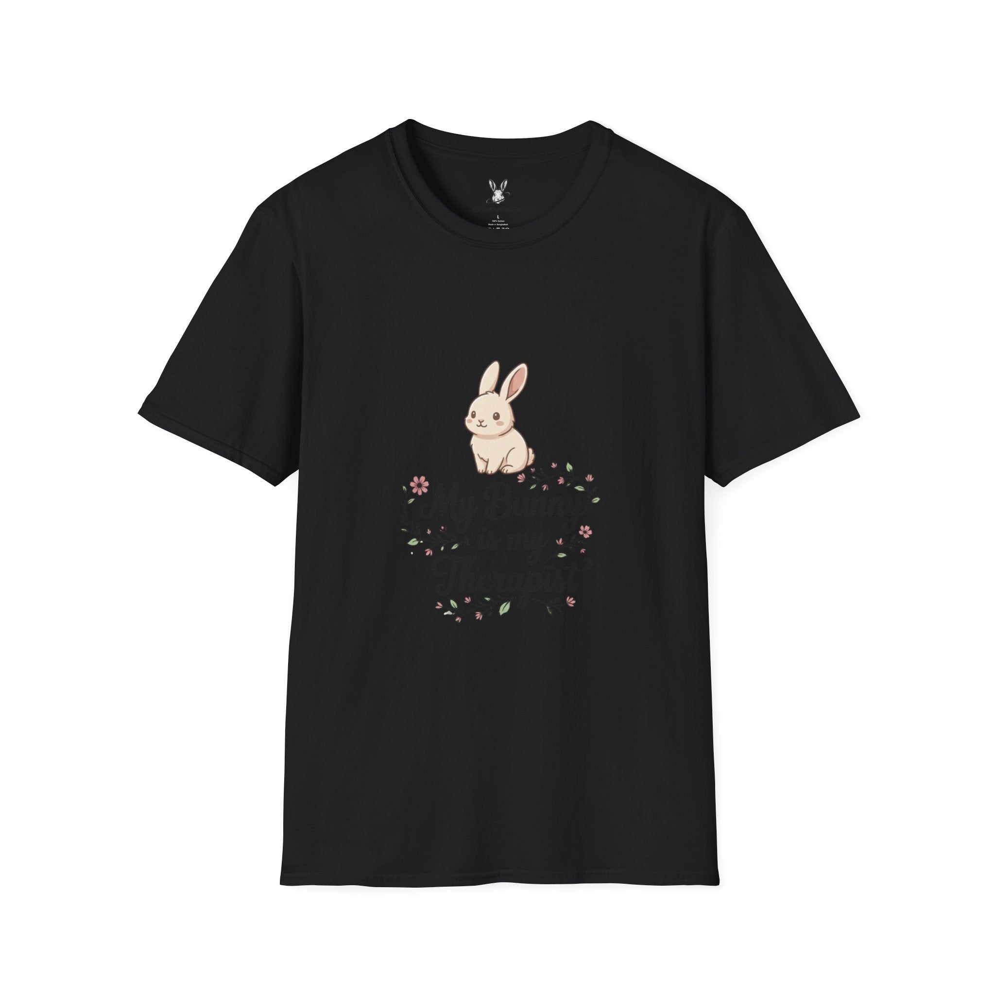 Bunny Therapist T-Shirt — “My Bunny is My Therapist” Cute Rabbit Graphic Tee