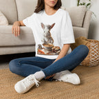 Easter Bunny Chef T-Shirt — Cute Rabbit Baker Graphic Tee