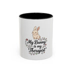 My Bunny Is My Therapist Coffee Mug – Cute Rabbit Gift for Animal Lovers