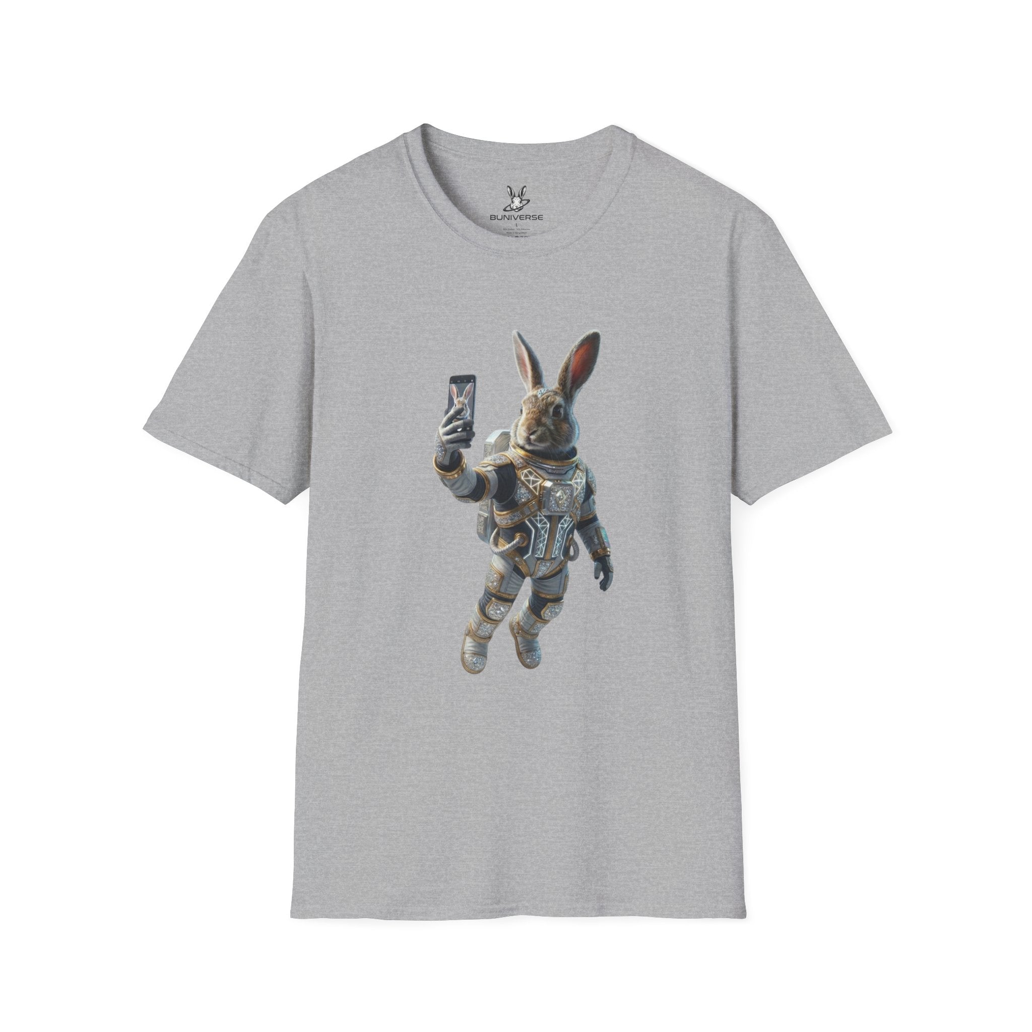 Rabbit Astronaut Selfie T-Shirt