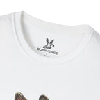 Rabbit Illustration T-Shirt — "Rest Mode Activated" Cute Bunny Graphic Tee